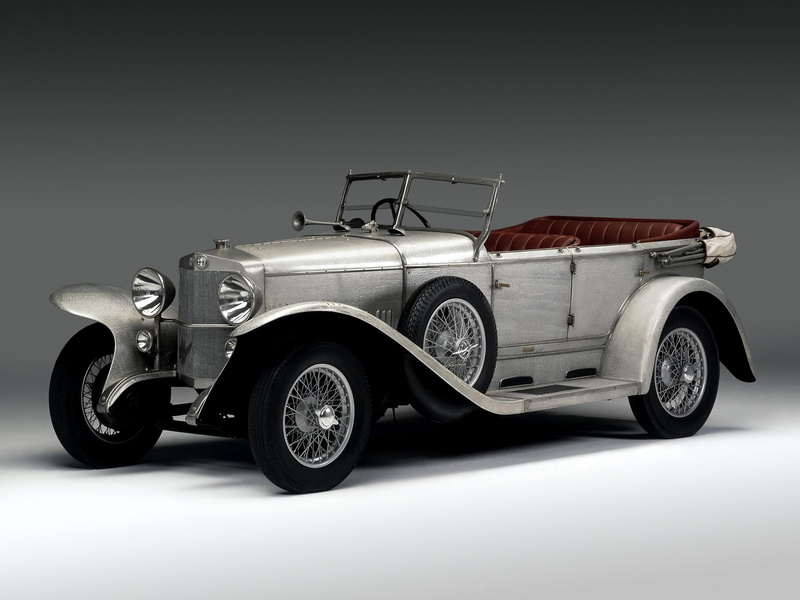 alfa romeo rl ss torpedo by castagna, cars, castagna, romeo, ss, 1080P, alfa romeo rl ss torpedo, alfa, alfa romeo, convertible, rl, car, silver, torpedo