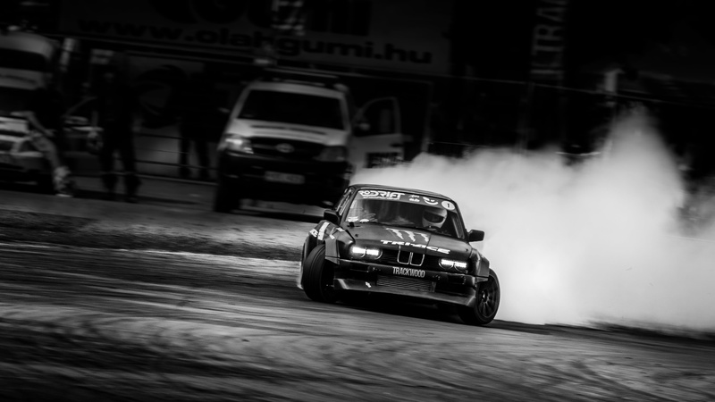 Drifting, 4K, car, tracks, racing, drift, smoke, BMW