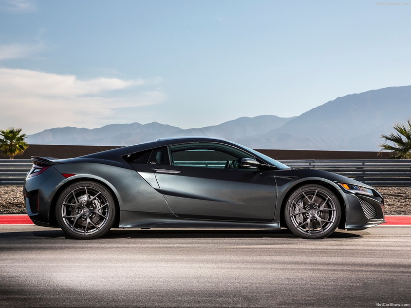 car, acura, mountain range, nature, Acura NSX 2017, motor vehicle, 720P, sky, Acura NSX, mountain, transportation, mode of transportation, road marking
