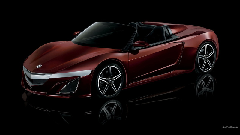 black color, 1080P, land vehicle, acura, transportation, wealth, no people, chrome, sports car, night, studio shot, indoors, coupe, wheel, convertible
