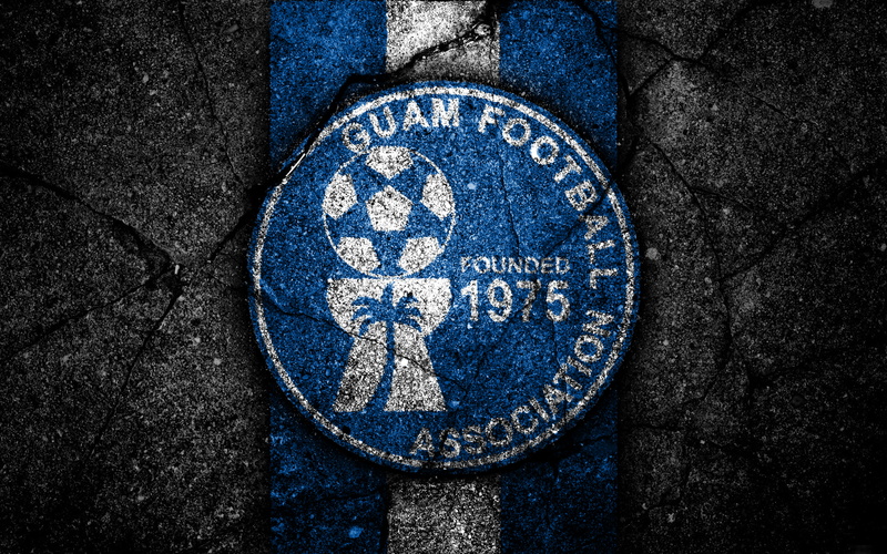 Guam National Football Team, 4K, Guam, Emblem, Logo, Soccer