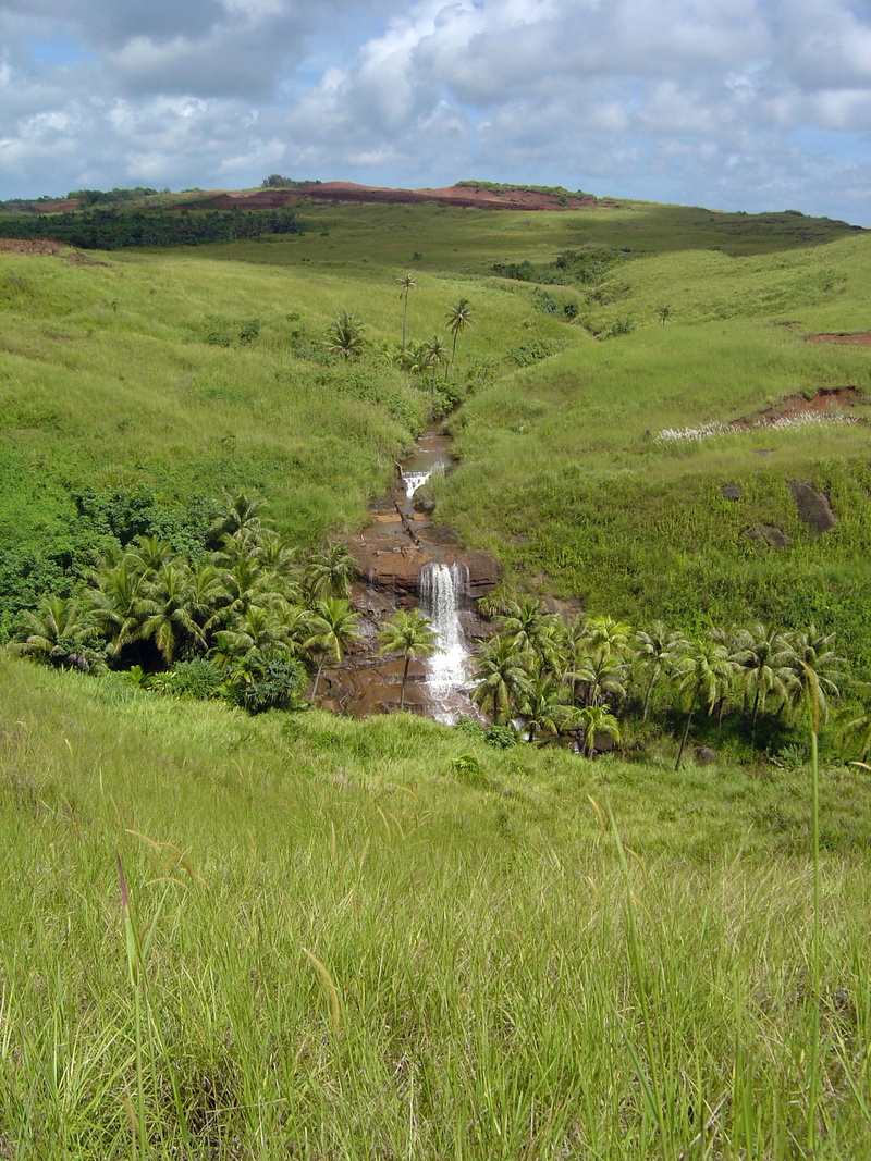 public domain, summer, Mountain Stream, outdoors, non-urban scene, mountains, grass, cloud - sky, landscapes, rural Scene, Highlands, Guam, no people, growth