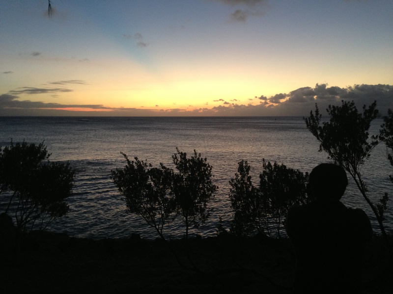 horizon, marble, 2K, tranquility, saipan, world, real people, rota, rock, looking at view, sunset, white, sea, pacific, outdoors, history, earhardt, scenics - nature