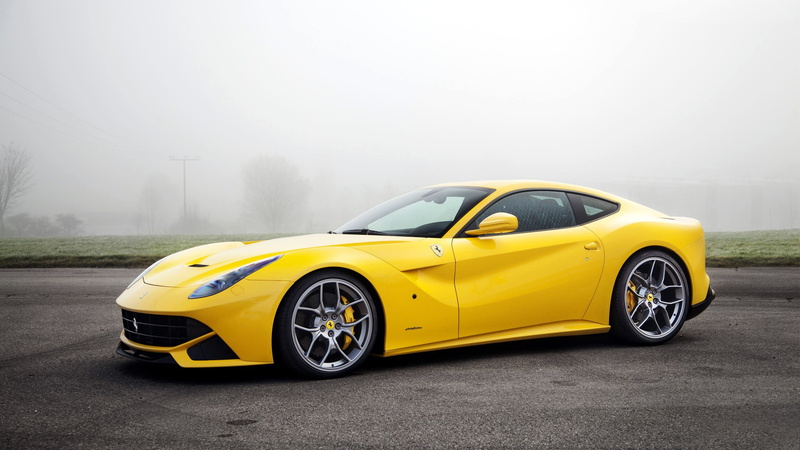 F12, F12 Berlinetta, Ferrari F12, car, 2K, vehicle, yellow cars, Ferrari