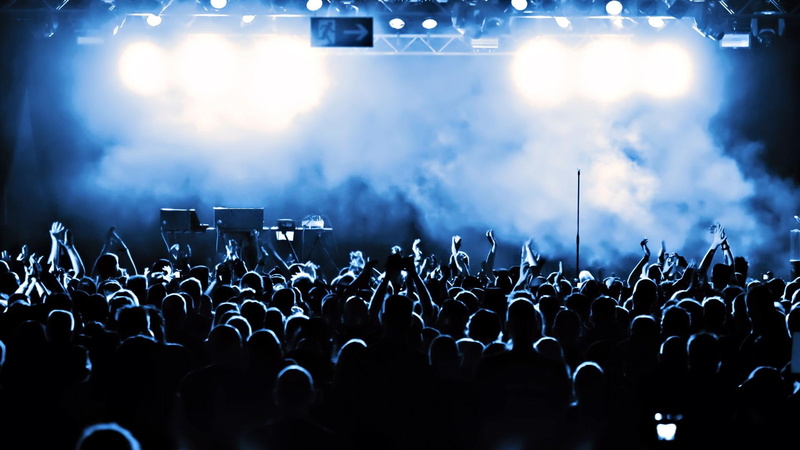 lights, 3d and abstract, concert, 1080P, people, dancing, club