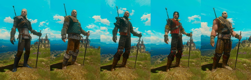Letho, Vesemir, video games, The Witcher 3: Wild Hunt, Eskel, Lambert, 2K, CD Projekt RED, The Witcher, Geralt of Rivia