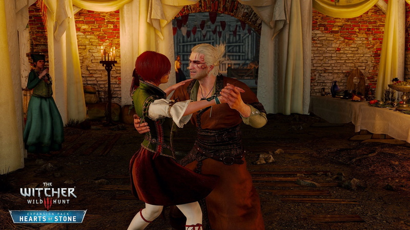 Shani, Hearts of Stone, dance, (Witold von Marek), girl, 1080P, Heart Of Stone, The Witcher 3: Wild Hunt, Geralt, DLC