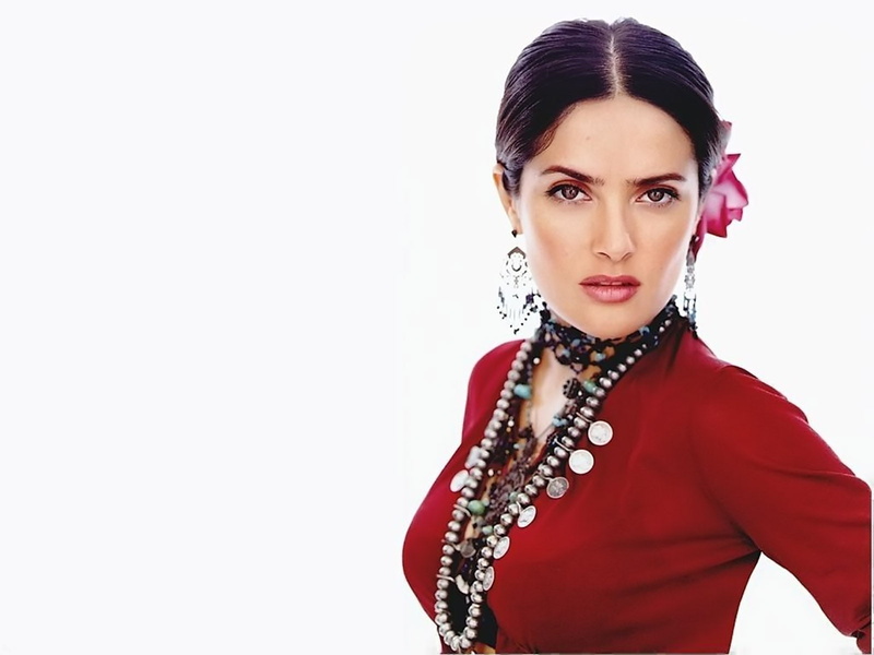 mexican, females, brunette, woman, girls, actress, girl, female, hayek, 720P, salma, brunettes, women