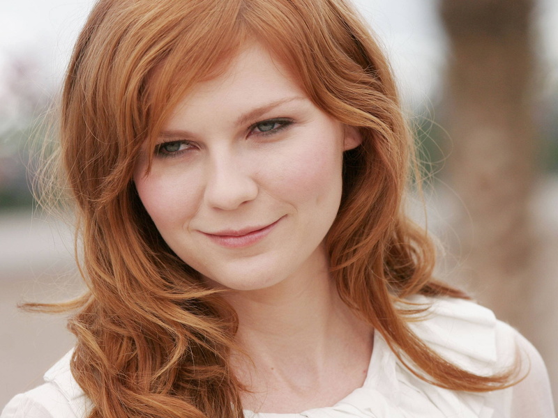 actress, celebrity, women, portrait, 1080P, Kirsten Dunst, redhead, smiling