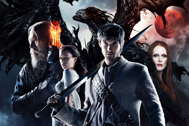 fantasy, Alicia Vikander, black color, looking, women, The seventh son, young men, real people, seventh, poster, Ben Barnes, witch, nature, celebration