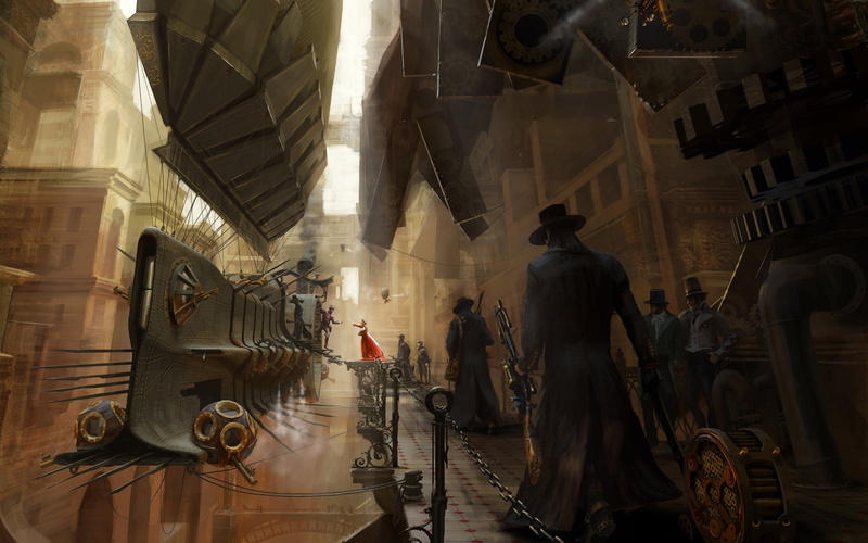 2K, digital, steampunk, digital art