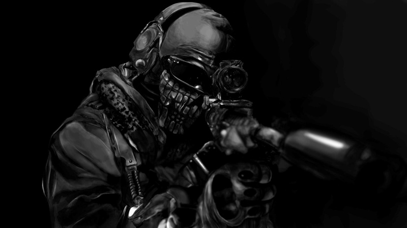 armed forces, gas mask, aggression, black background, military, people, aiming, security, waist up, gun, safety, call of duty, mask, portrait, weapon, rifle