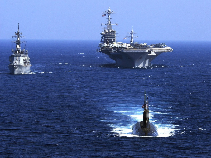 transportation, mode of transportation, nautical vessel, sky, nature, aircraft carrier, no people, navy, outdoors, scenics - nature, water, 480P, warship