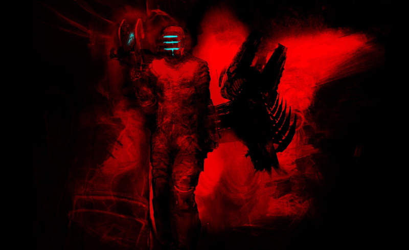 1080P, performance, illustration, horror, black background, Games, one person, Dead Space, enjoyment, night, dead space 2 video game, front view, nightlife