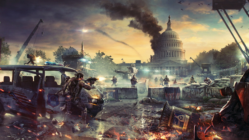 7K, Tom Clancys The Division 2, artwork, E3 2018, 8K