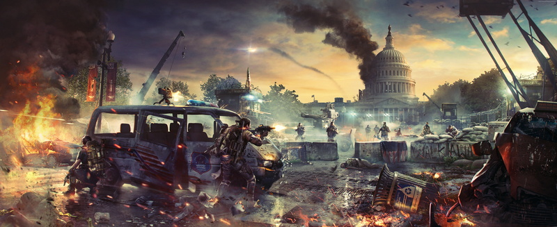 5K, Tom Clancys The Division 2, 7K, artwork, E3 2018