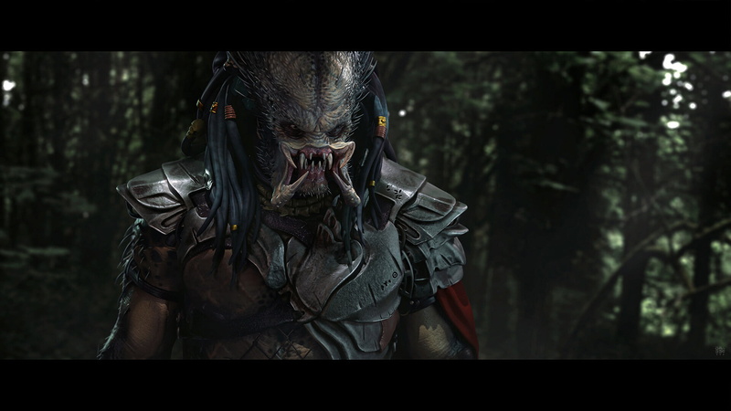 digital art, predator (creature), 1080P, science fiction, render, artwork, creature, CGI, ArtStation