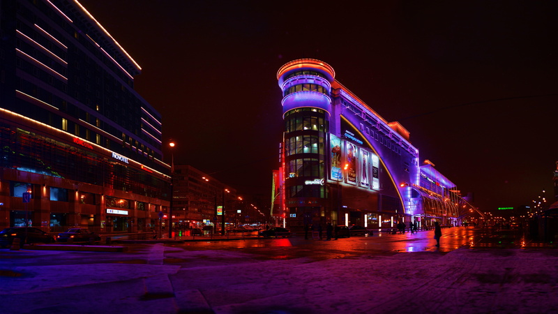 square, shop, shopping, light, europe, mall, european, store, kiyevsky, urban, festival of light, train, city lights, 8K, night, metropolitan, station