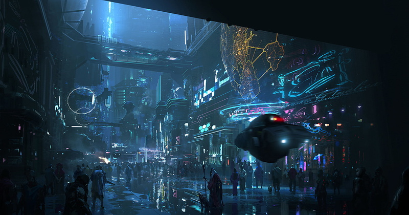 illustration, crowd, city life, travel destinations, illuminated, incidental people, building, lighting equipment, architecture, nightlife, transportation