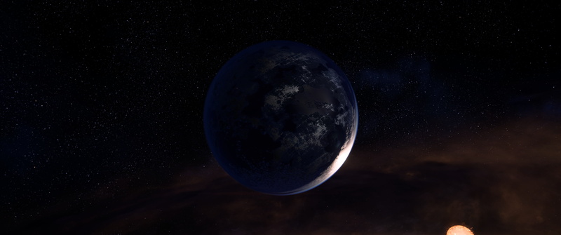 2K, space, planet, Andromeda, Mass Effect