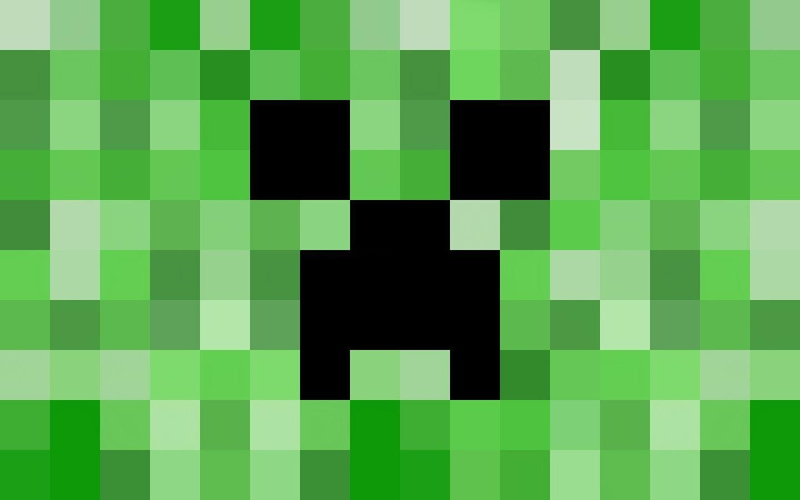 blocks, minecraft, creeper, 720P