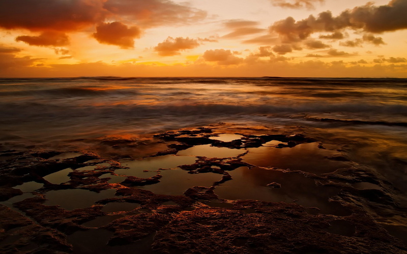 burnt, 2K, beauty, sky, sunset, light, bright, seascape, landscpe, photography, 3d and abstract, dusk, dark, beach