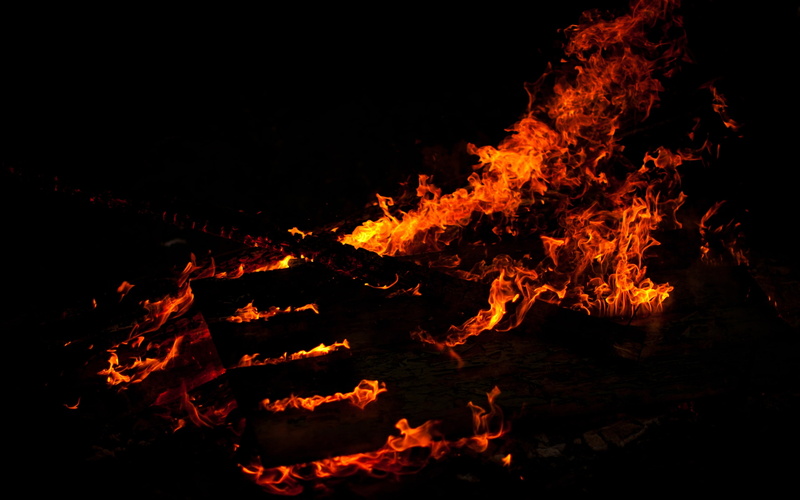 fire, 2K, dark, night, burnt, background
