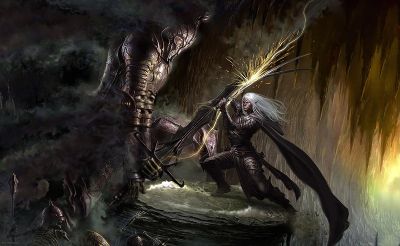 artwork  Drizzt DoUrden  fantasy art  Dungeons and Dragons, 2K