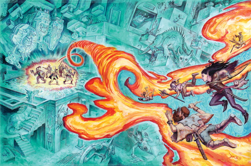 2K, Roleplaying, adventurers, Table Top RPG, Dungeon Crawl Classics