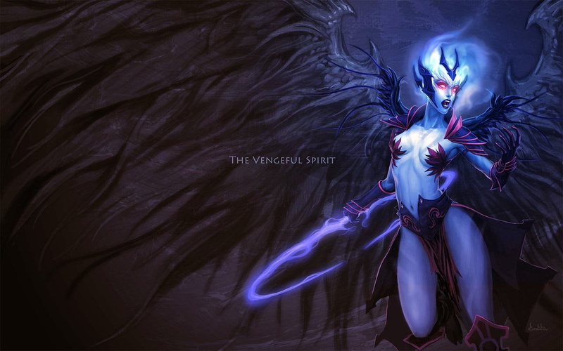 vengeful, art, games, dota, spirit, 720P