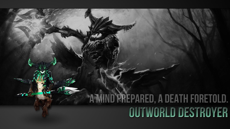 auto post production filter, animal wildlife, 1080P, video games, representation, text, digital composite, Dota 2, motion, Outworld destroyer