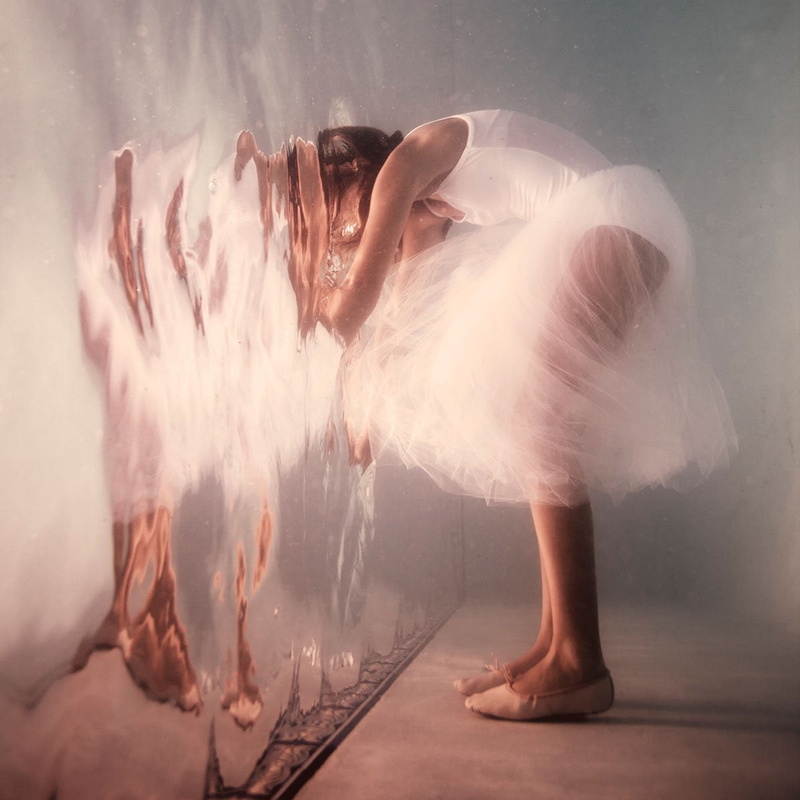 digital composite, indoors, motion, fashion, barefoot, full length, human body part, fantasy, ethereal, water, 480P, dancing, nature, young adult, one person