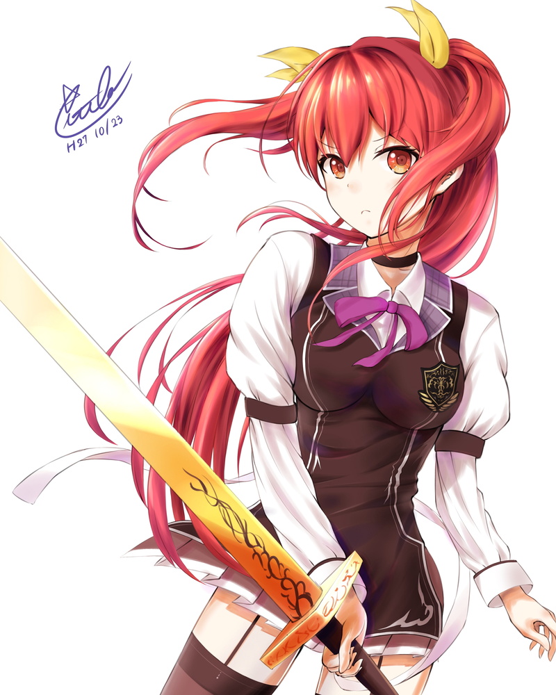 Rakudai Kishi No Cavalry, anime, 4K, Stella Vermillion