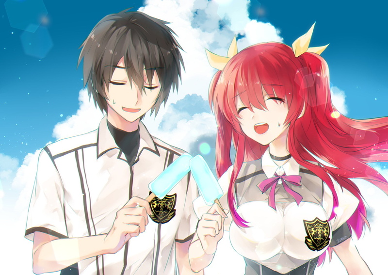 1080P, Anime, Chivalry of a Failed Knight, Ikki Kurogane, Stella Vermillion