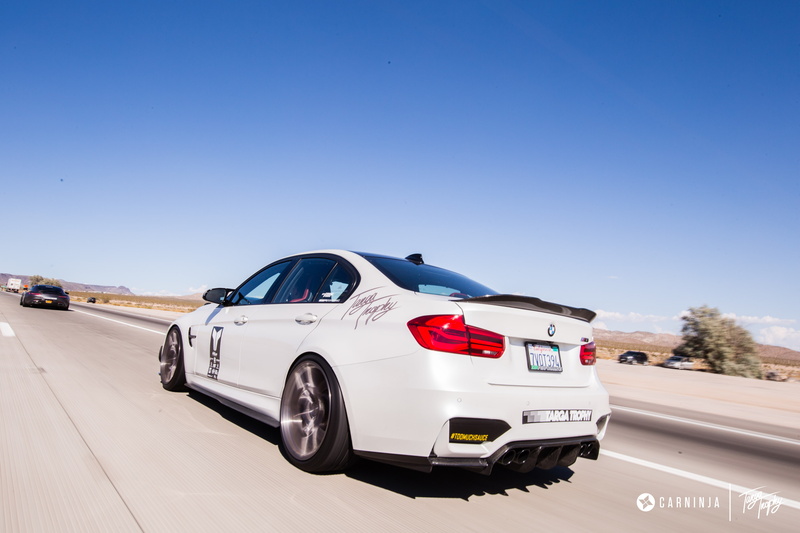 car, BMW M5, BMW M3, street, Carninja, sunlight, no people, pick-up truck, travel, blue, on the move, road, nature, outdoors, motor vehicle, desert, targa