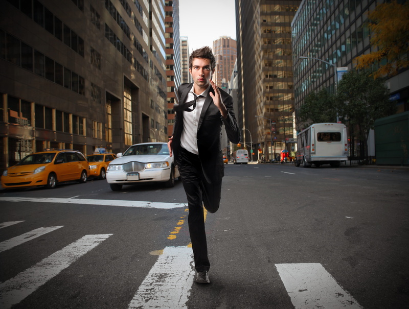 road, young Adult, architecture, one Person, suit, mode of transportation, front View, running, building Exterior, land vehicle, caucasian Ethnicity, males