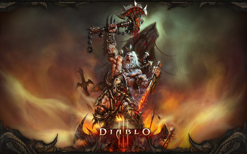 diablo, 1080P, victory, barbarian