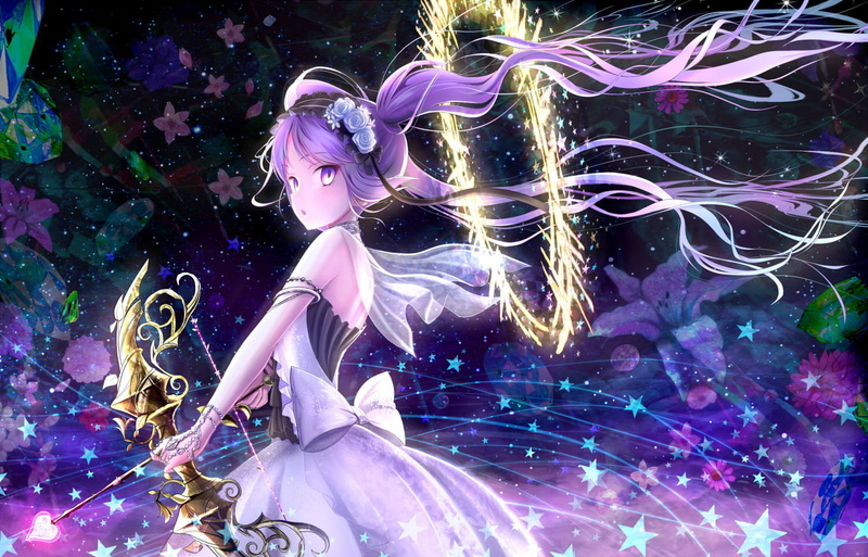 Euryale (Shingeki no Bahamut), archer, 720P, flowers