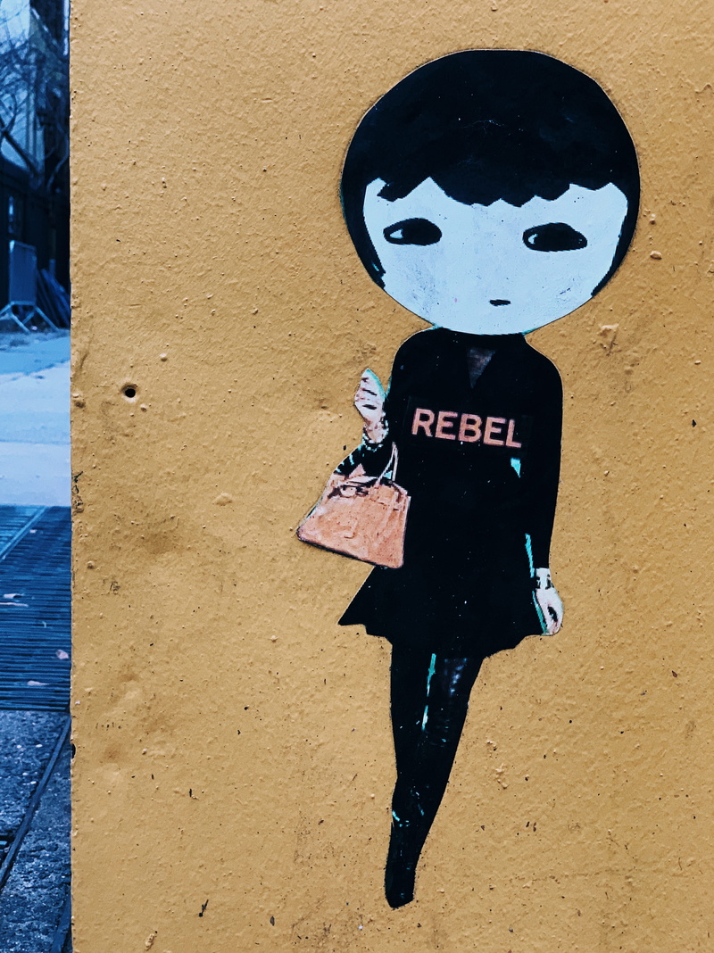 4K, clothing, apparel, person, holding, equality, wall, people, blue, human, text, outdoors, bag, art, poster, representation, painting, day, back, mural