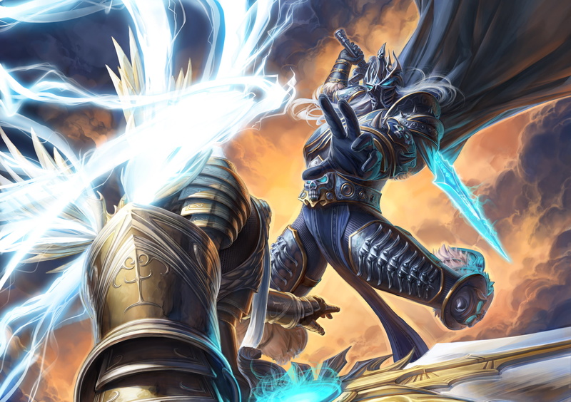hots, 1080P, diablo, arthas, blizzard, Warcraft, Archangel of Justice, Heroes of the Storm, Tyrael