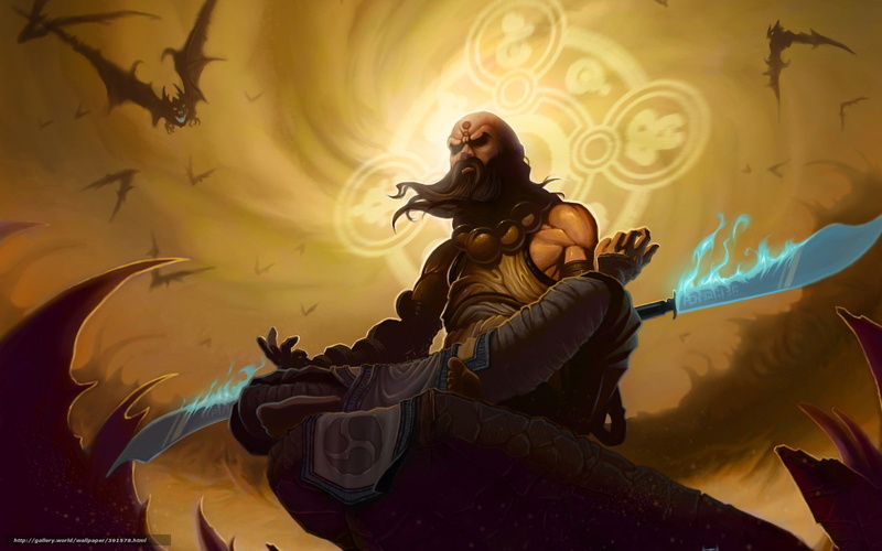 Monk (Diablo), Video Game Art, video games, 720P, Diablo III