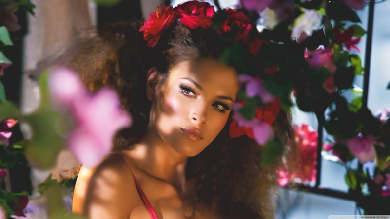 fashion, front view, 720P, young adult, one person, beautiful woman, portrait, beauty, women, flowering plant, adult, young women, hair, leisure activity