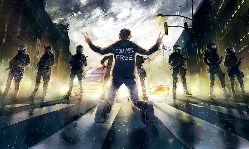 architecture, kneeling, real people, full length, s, illustration, police, motion, casual clothing, built structure, blue, freedom, indoors, rear view