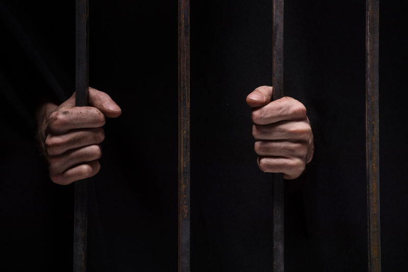 4K, bars, hands, prison, lack of freedom