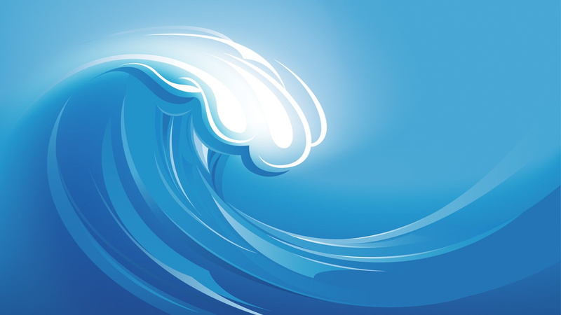 container, blue background, geometric shape, glowing, motion, white, circle, shape, 1080P, backgrounds, water, long exposure, blue, concentric, illuminated