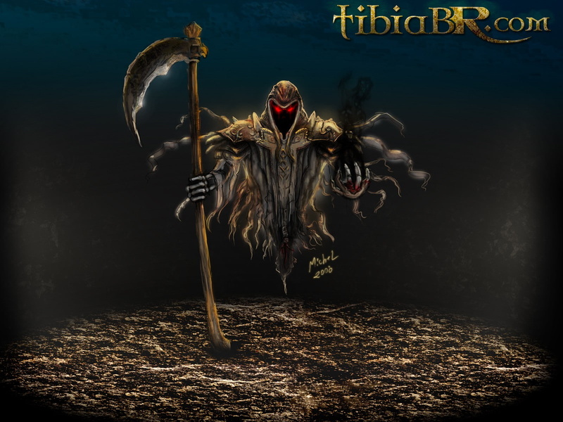 gaming, 720P, pc, pc gaming, creature, tibia, sickle, drawing, rpg