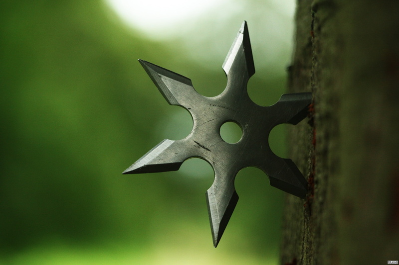 metal, martial, arts, 1080P, shuriken, ninja, weapon, wood