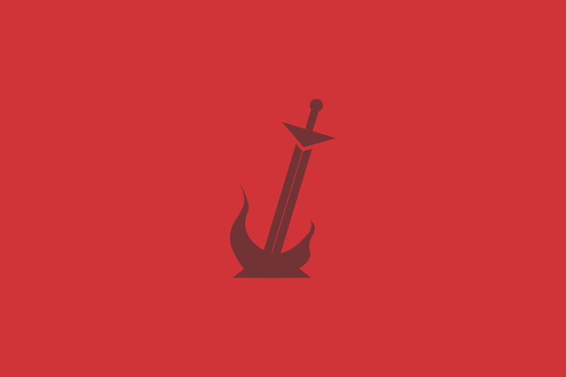 Dark Souls, minimalism, From Software, bonfire, digital art, 2K