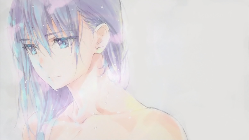 human face, shirtless, digital composite, Hai to Gensou no Grimgar, one person, close-up, beautiful woman, beauty, young adult, anime girls, studio shot
