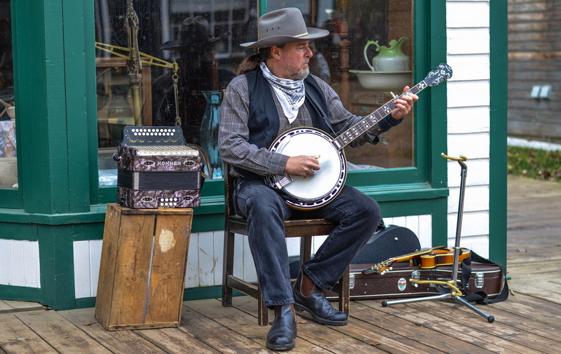 player, music, banjo, 1080P, street
